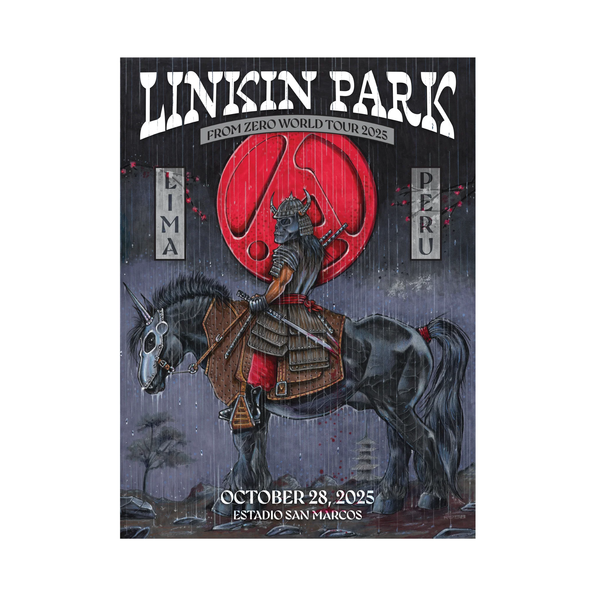 FZ 2025 Tour Lima Poster (Oct 28th) - Tom Robb