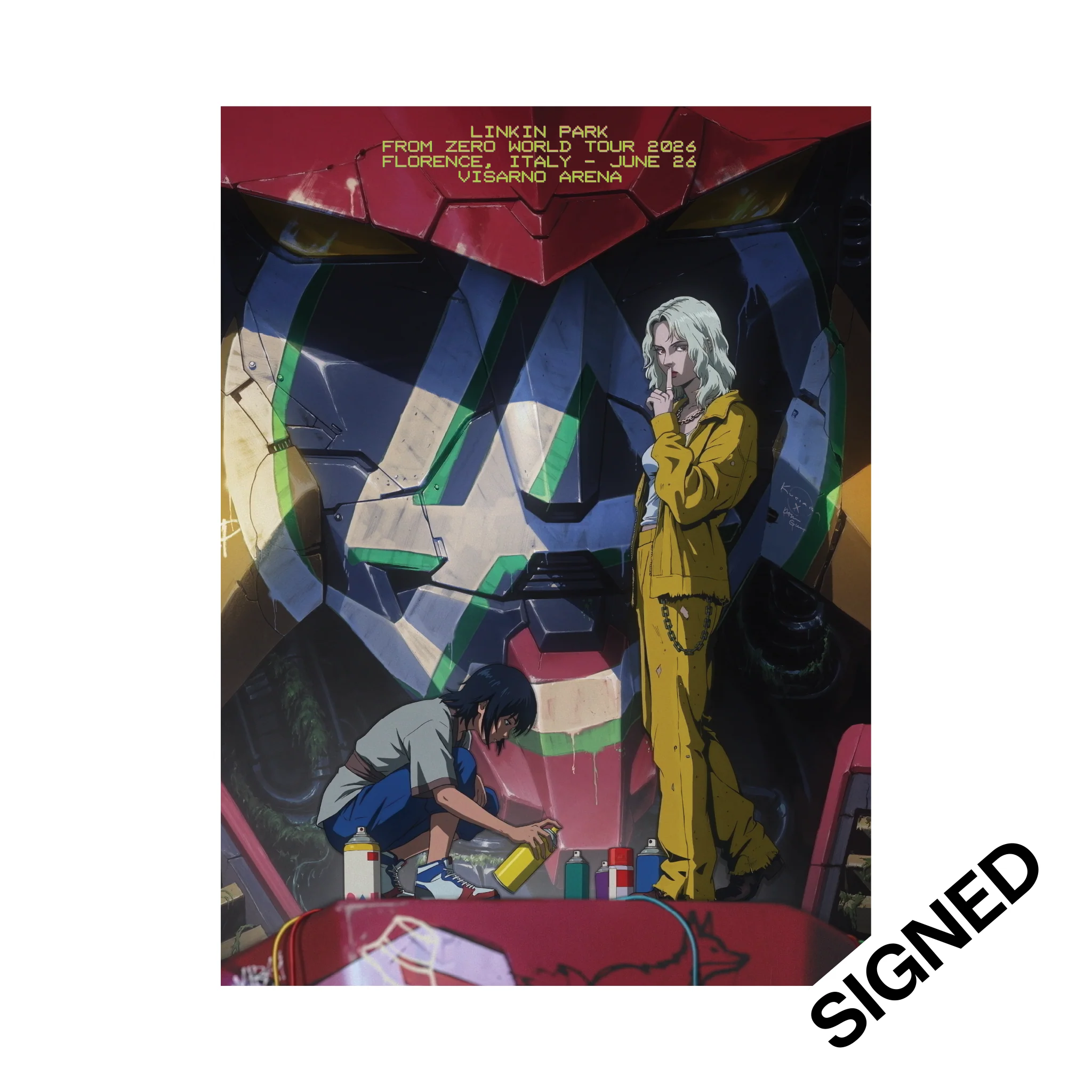 FZ 2026 Tour Florence Signed Poster (June 26th) - Maciej Kuciara & Daniels Gulbis