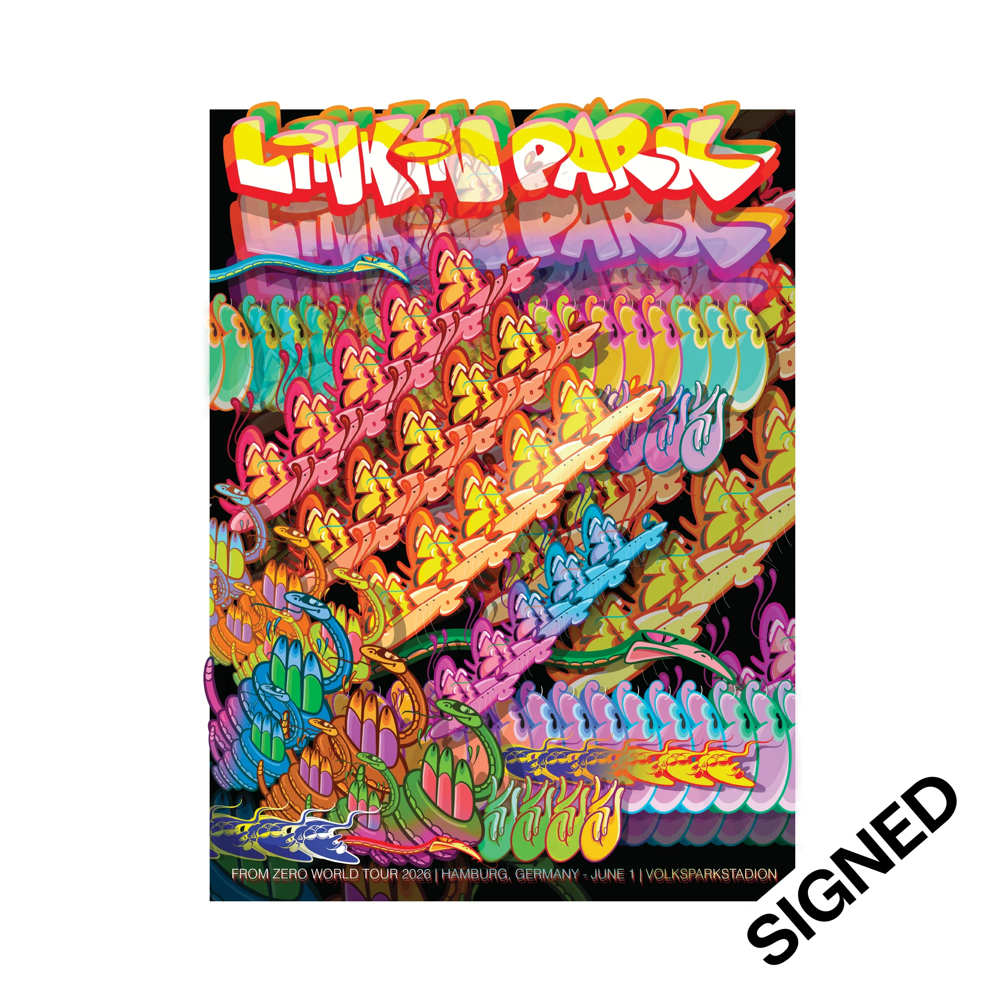 FZ 2026 Tour Hamburg Signed Poster (June 1st) - RIME