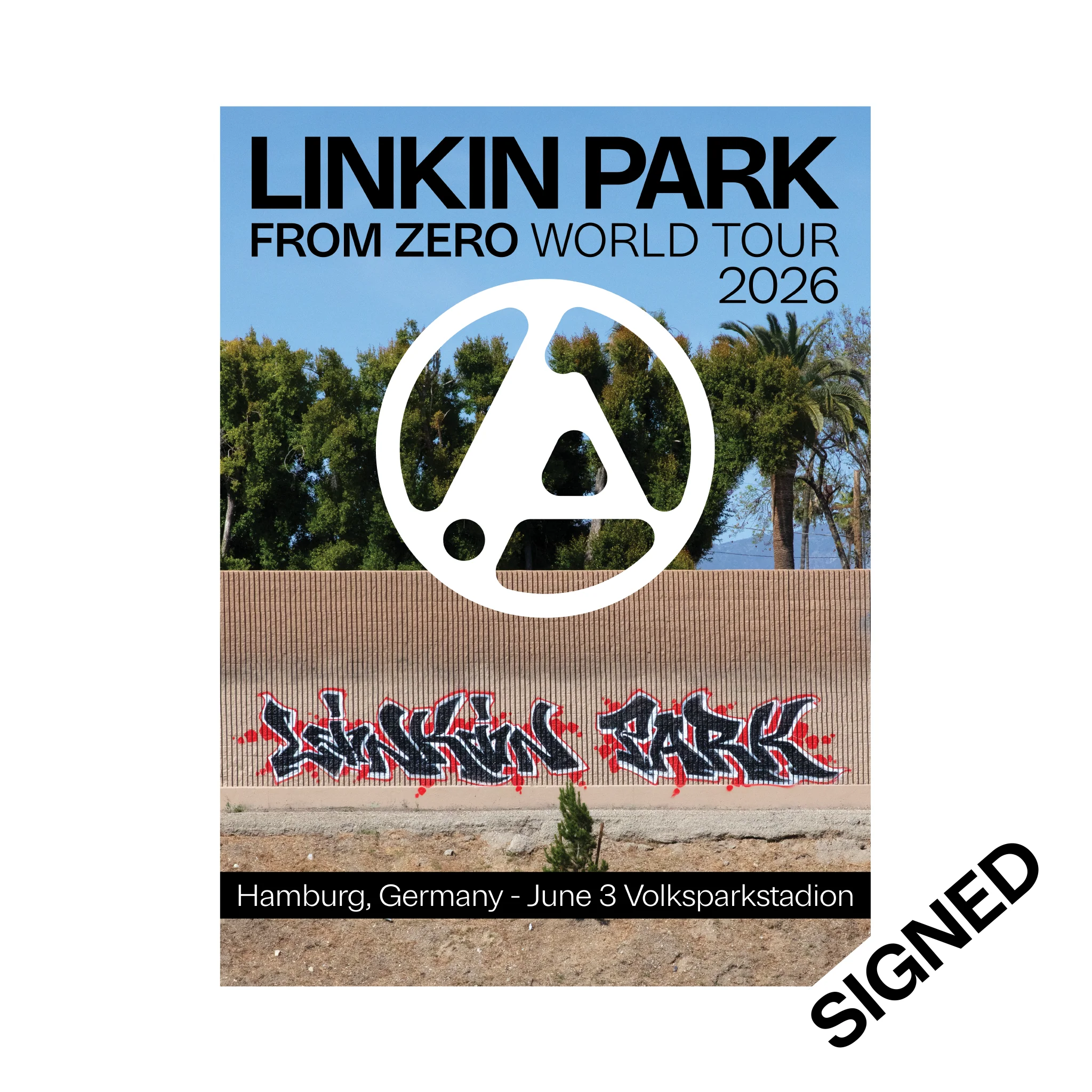 FZ 2026 Tour Hamburg Signed Poster (June 3rd) - RISK