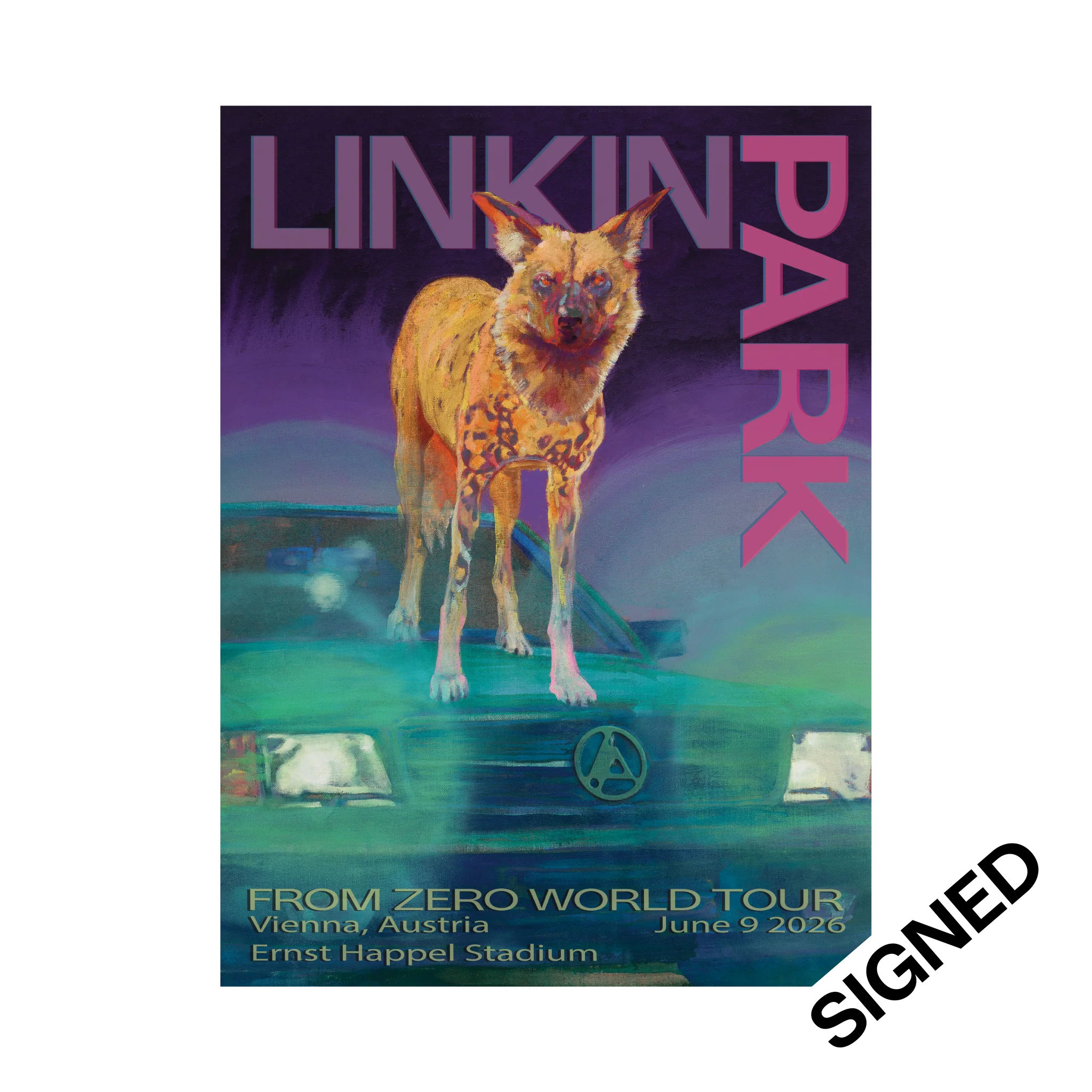 FZ 2026 Tour Vienna Signed Poster (June 9th) - Sage Vaughn