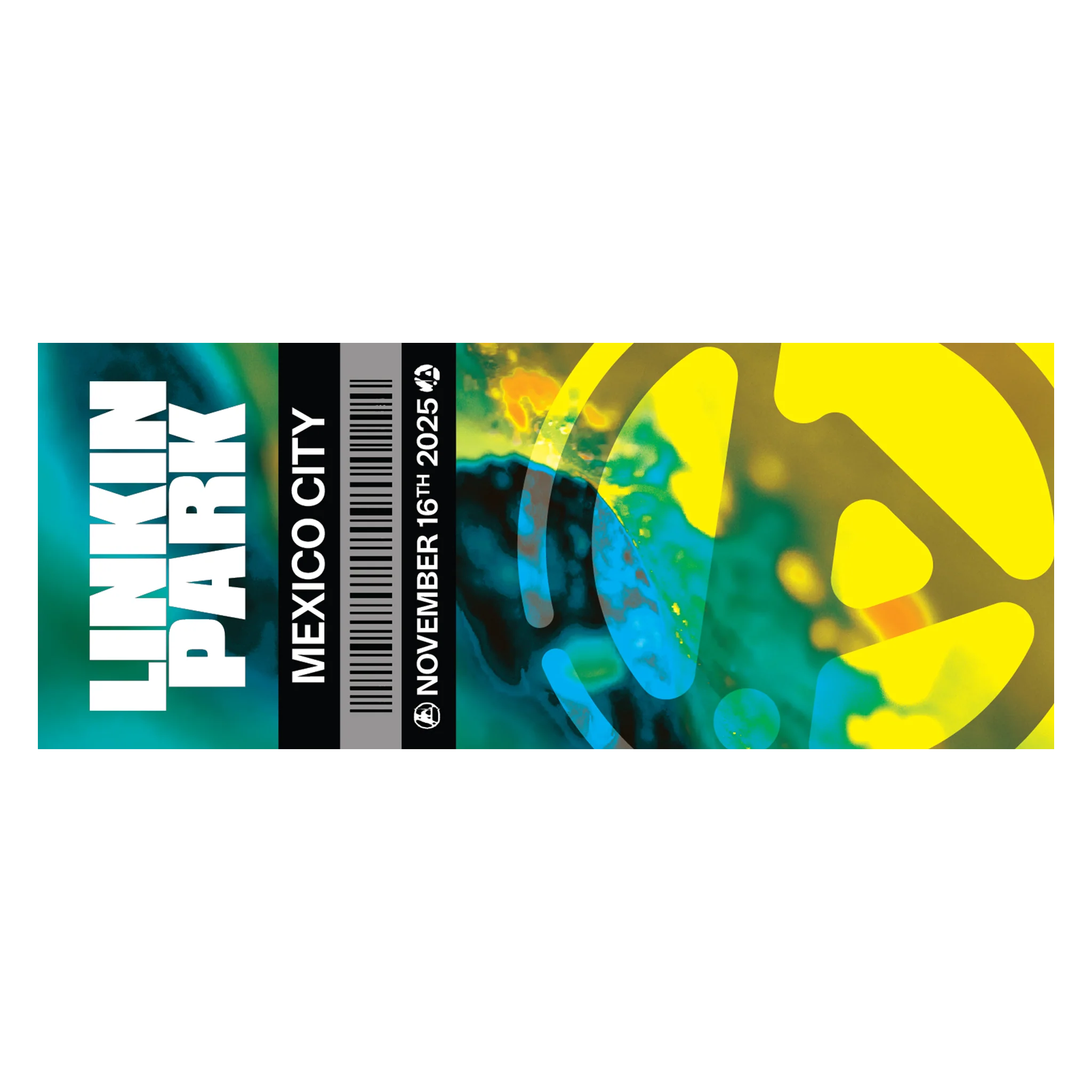 Mexico City Commemorative Ticket Magnet (Nov 16th) - Image 2