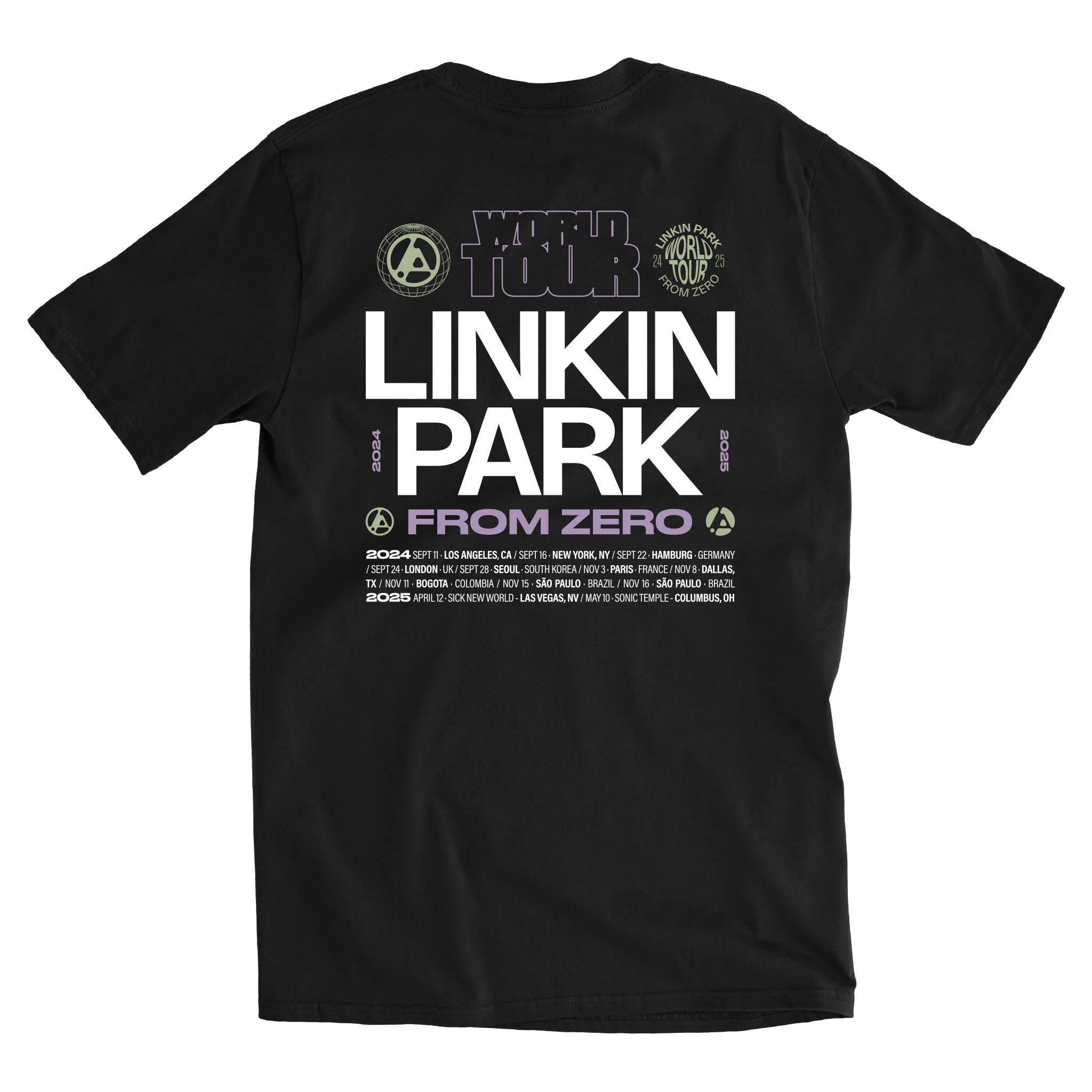Official From Zero 2024 Black Tour Tee 2 - Image 2