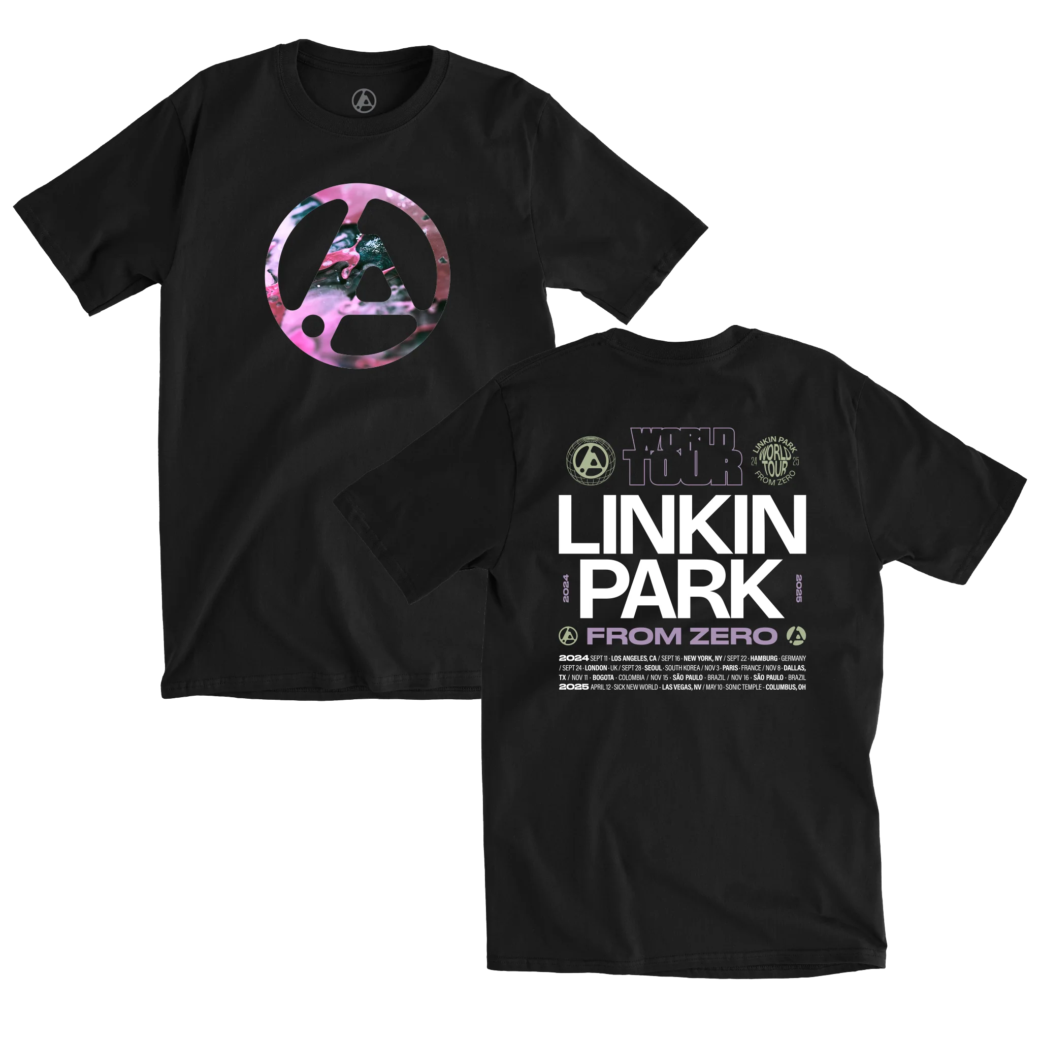 OFFICIAL FROM ZERO WORLD TOUR 2025 BLACK TOUR TEE #2 - Image 3